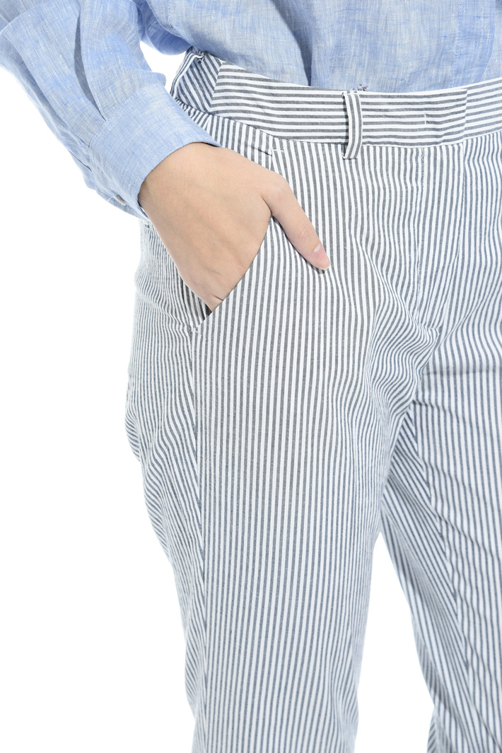 Pantalone in seersucker Intrend Pantalone in seersucker Intrend