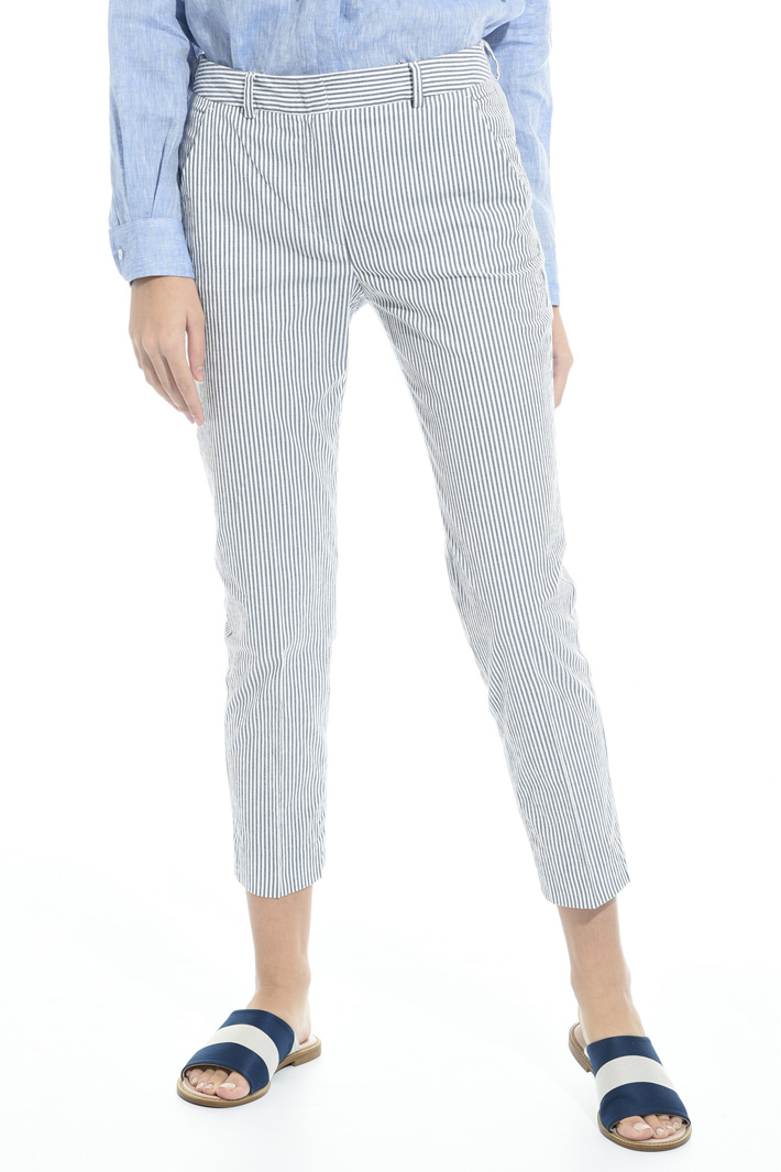 Pantalone in seersucker Intrend Pantalone in seersucker Intrend