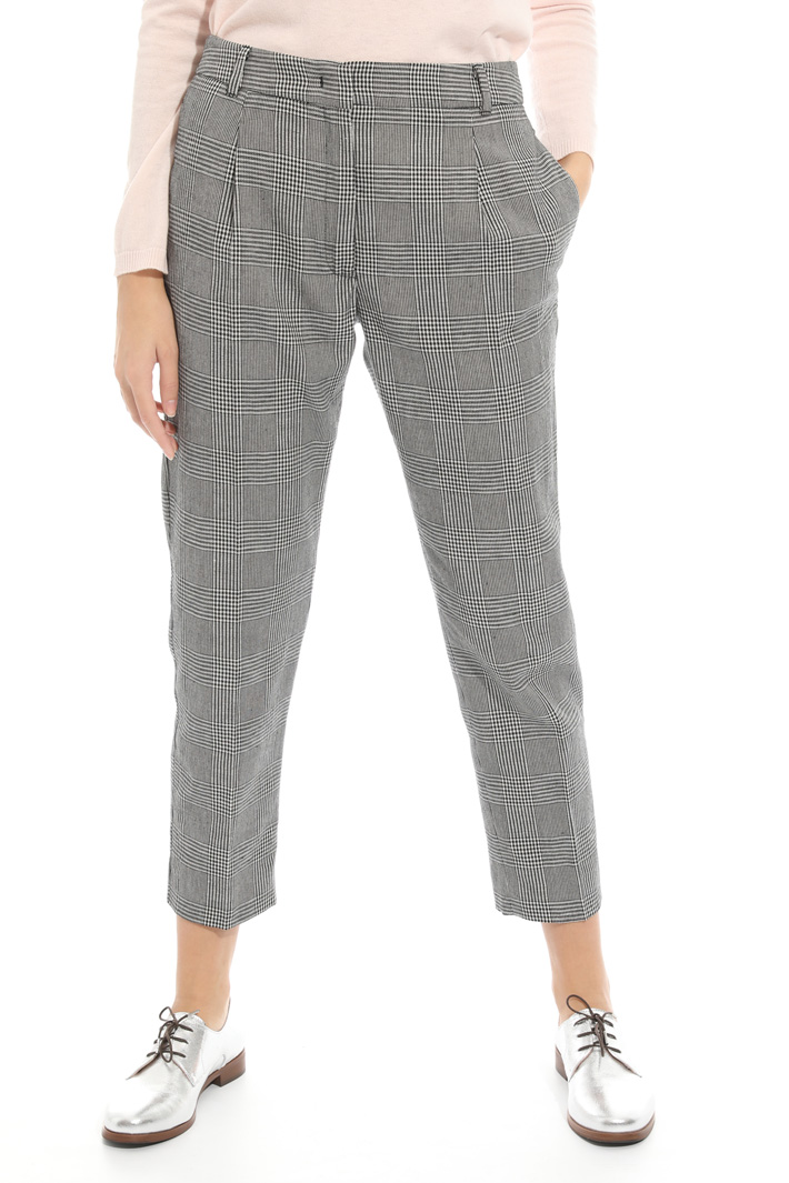 Pantalone in cotone e lino Intrend Pantalone in cotone e lino Intrend