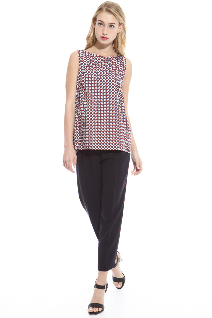 Top in popeline stampato Intrend Top in popeline stampato Intrend