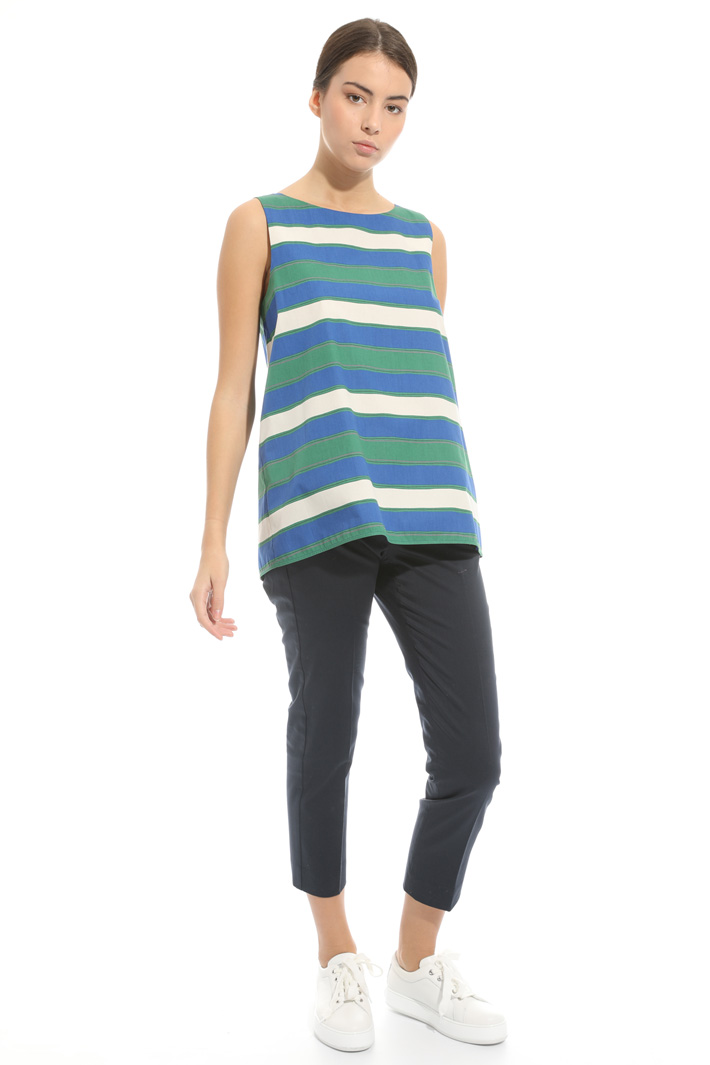 Printed poplin top Intrend Printed poplin top Intrend