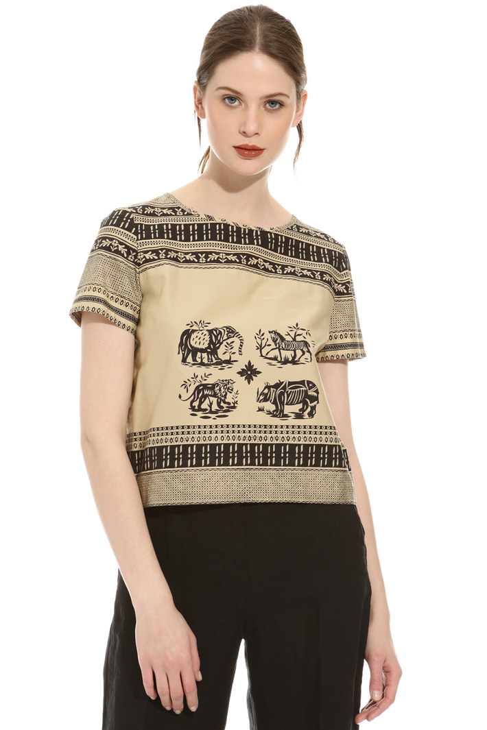 Top boxy in cotone Intrend Top boxy in cotone Intrend