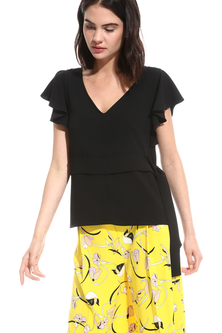 Top in crepe compatto Intrend Top in crepe compatto Intrend
