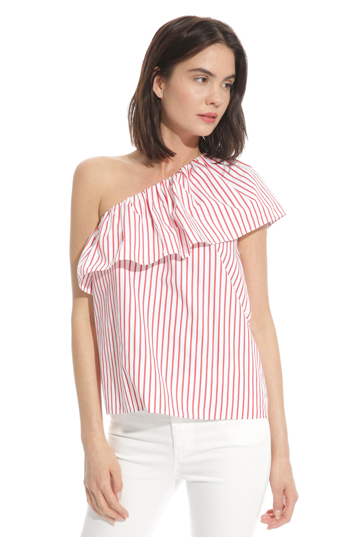 Top monospalla con balza Intrend Top monospalla con balza Intrend