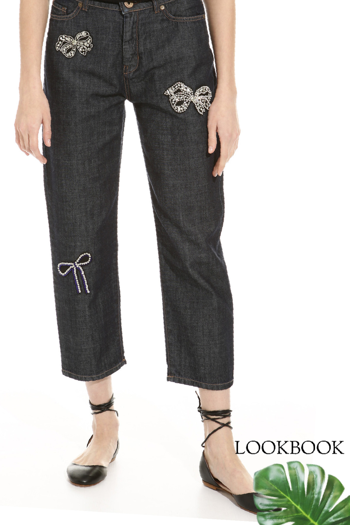 Trousers with rhinestones Intrend Trousers with rhinestones Intrend