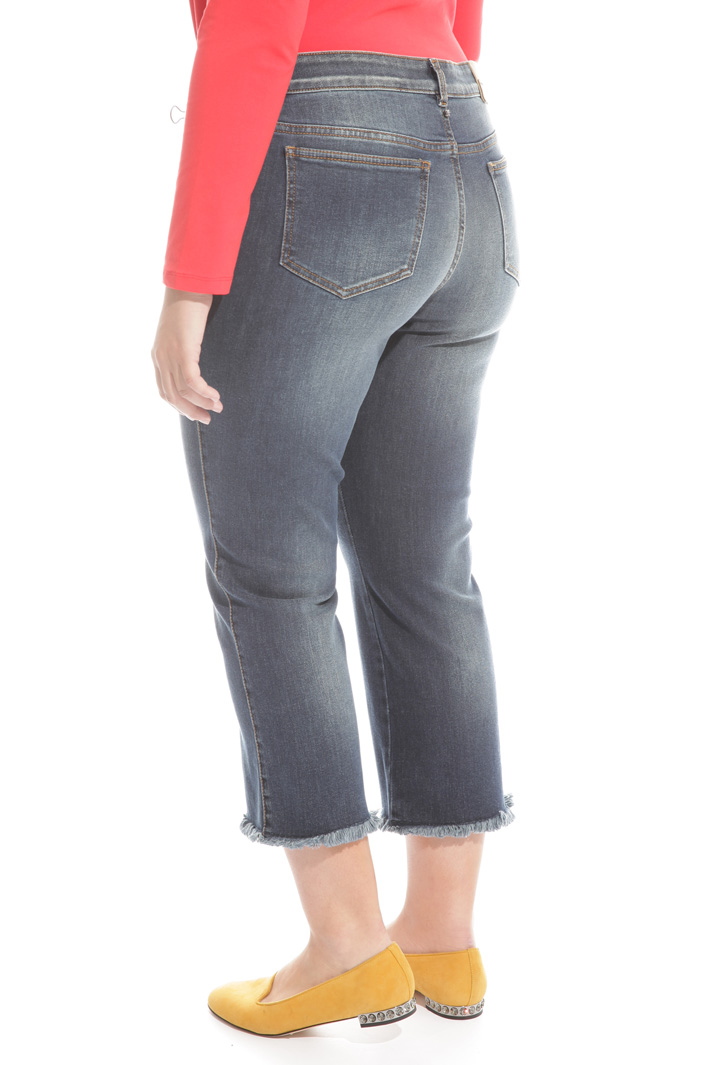 Jeans cropped ricamato Intrend Jeans cropped ricamato Intrend