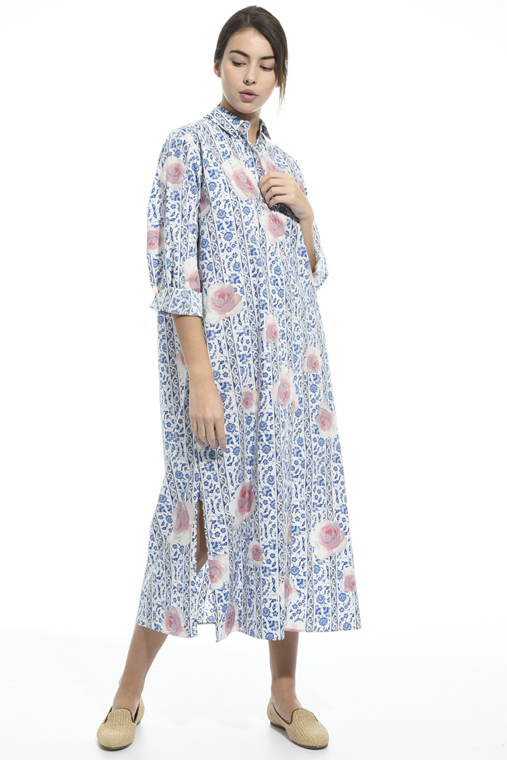 Printed poplin chemisier Intrend Printed poplin chemisier Intrend