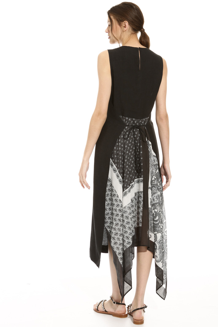Dress with printed panel Intrend Dress with printed panel Intrend