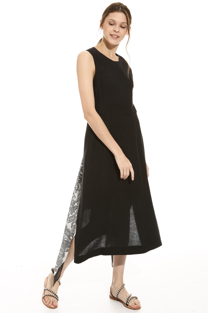 Dress with printed panel Intrend Dress with printed panel Intrend