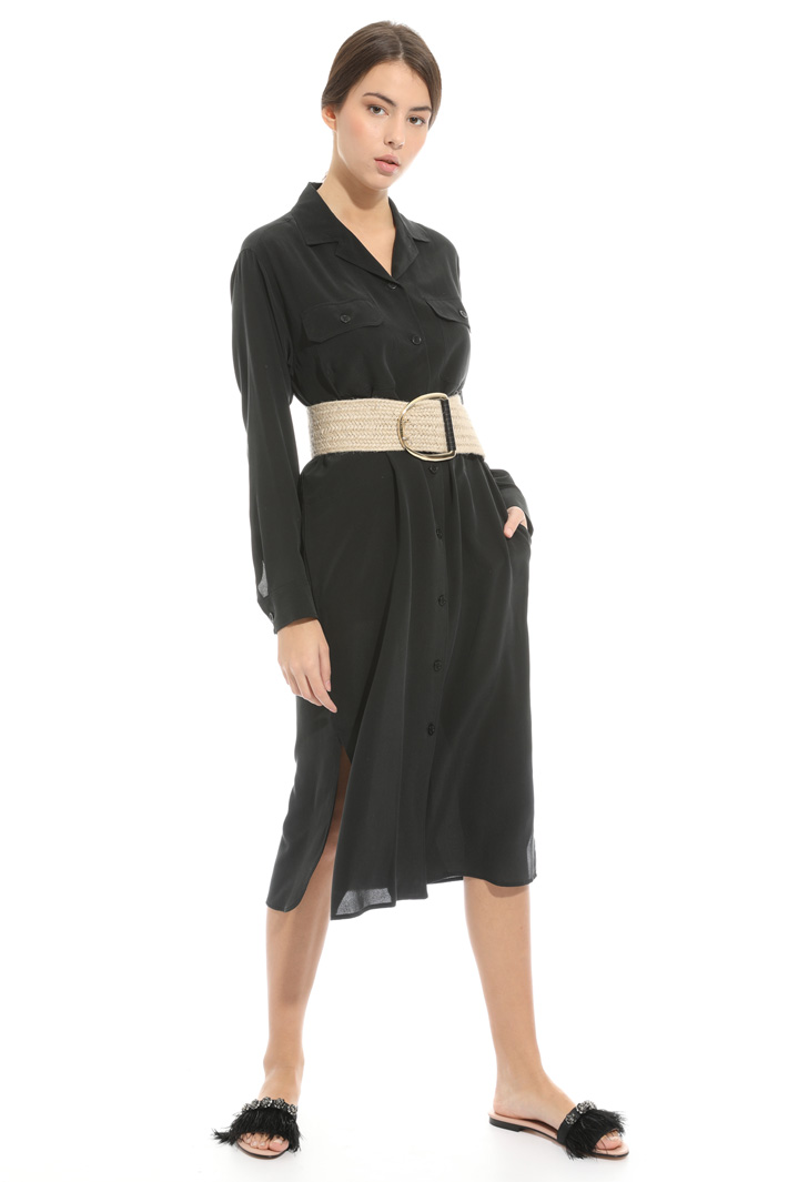Silk chemisier dress Intrend Silk chemisier dress Intrend