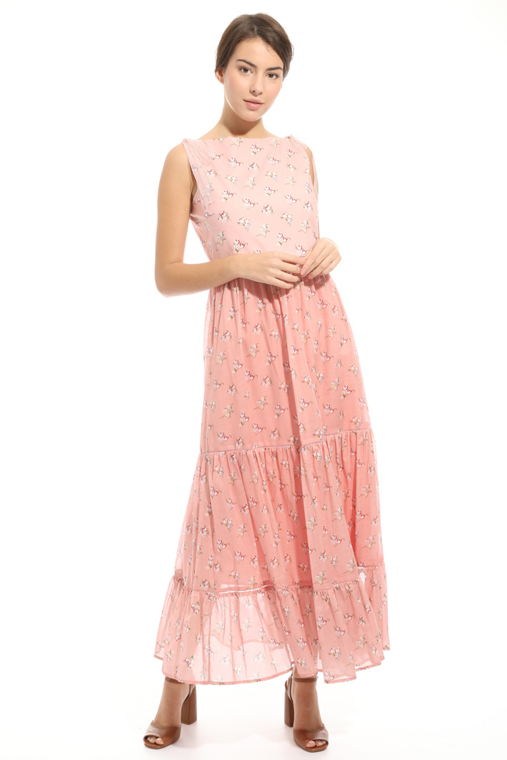 Printed voile dress Intrend Printed voile dress Intrend
