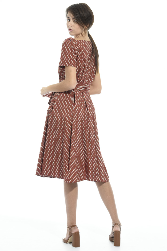 Wrap-up dress in cotton Intrend Wrap-up dress in cotton Intrend