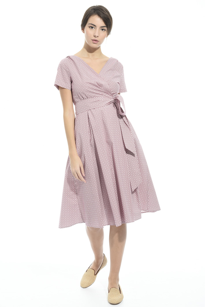 Wrap-up dress in cotton Intrend Wrap-up dress in cotton Intrend