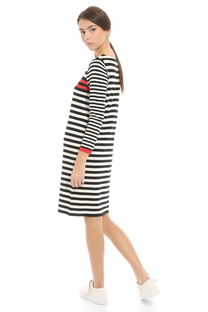 Printed knit dress Intrend Printed knit dress Intrend