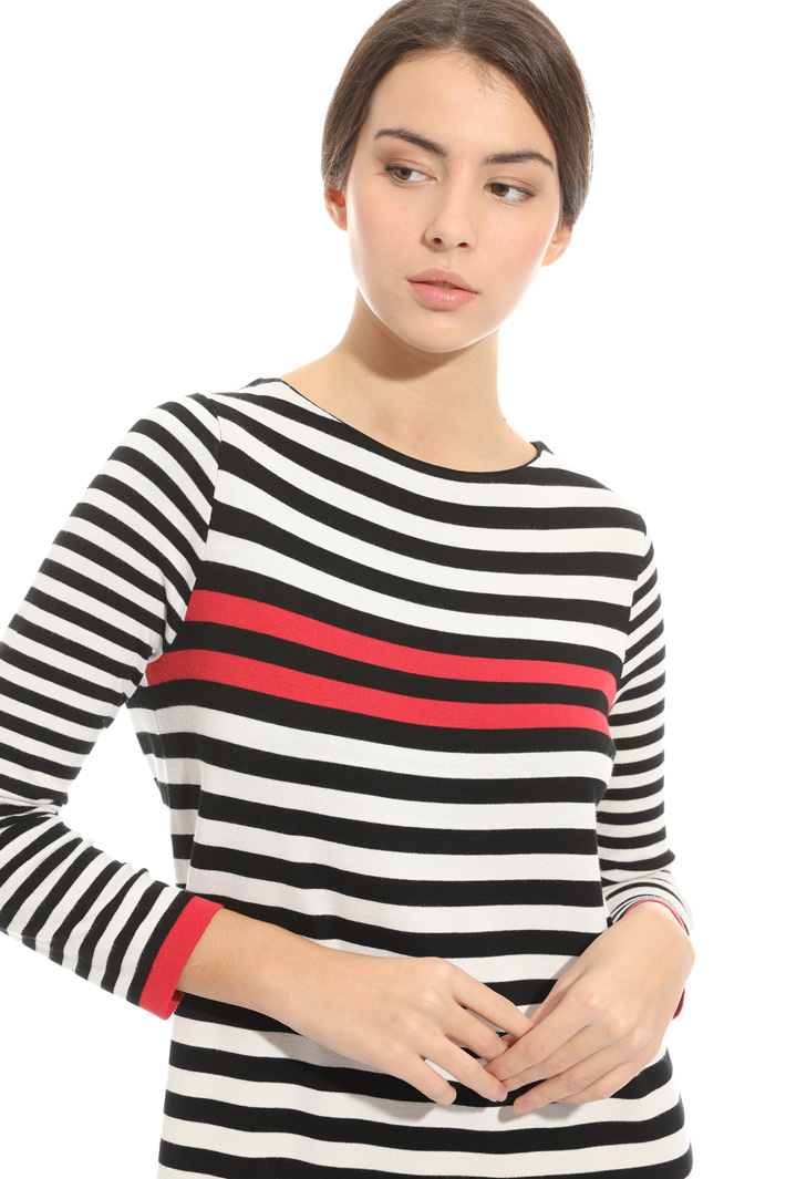 Printed knit dress Intrend Printed knit dress Intrend