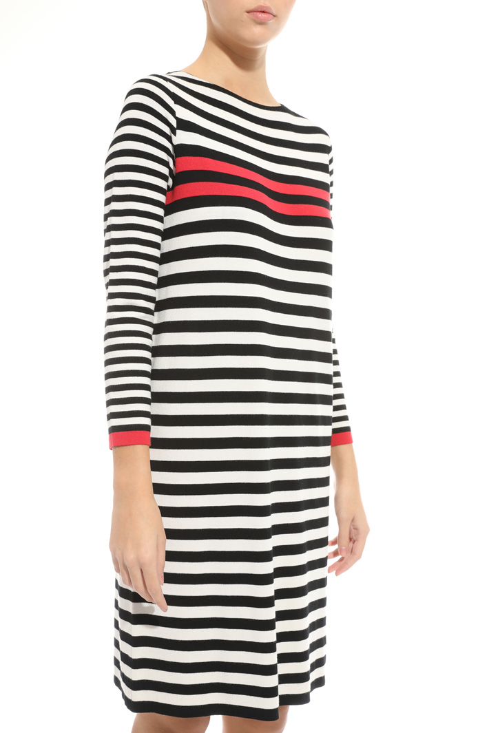 Printed knit dress Intrend Printed knit dress Intrend