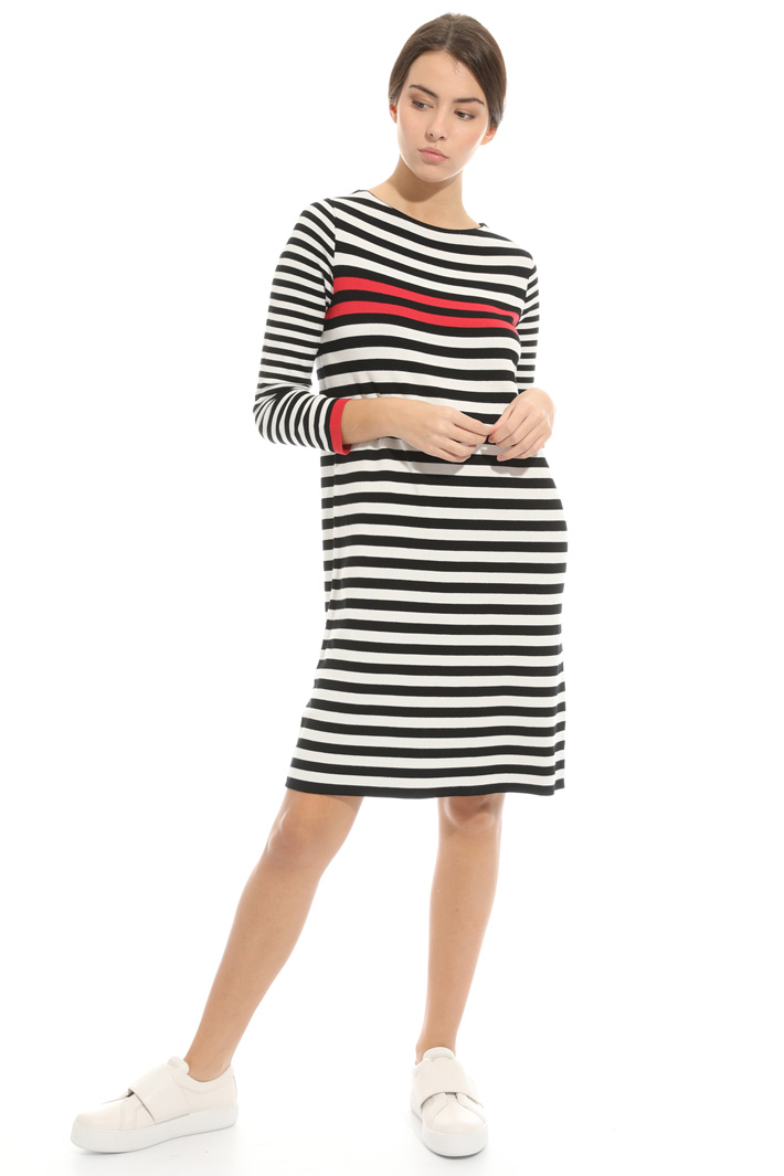 Printed knit dress Intrend Printed knit dress Intrend