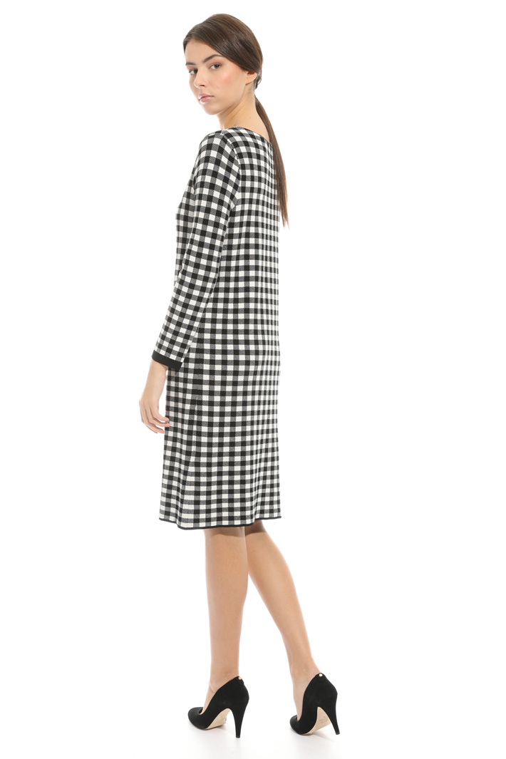 Printed knit dress Intrend Printed knit dress Intrend