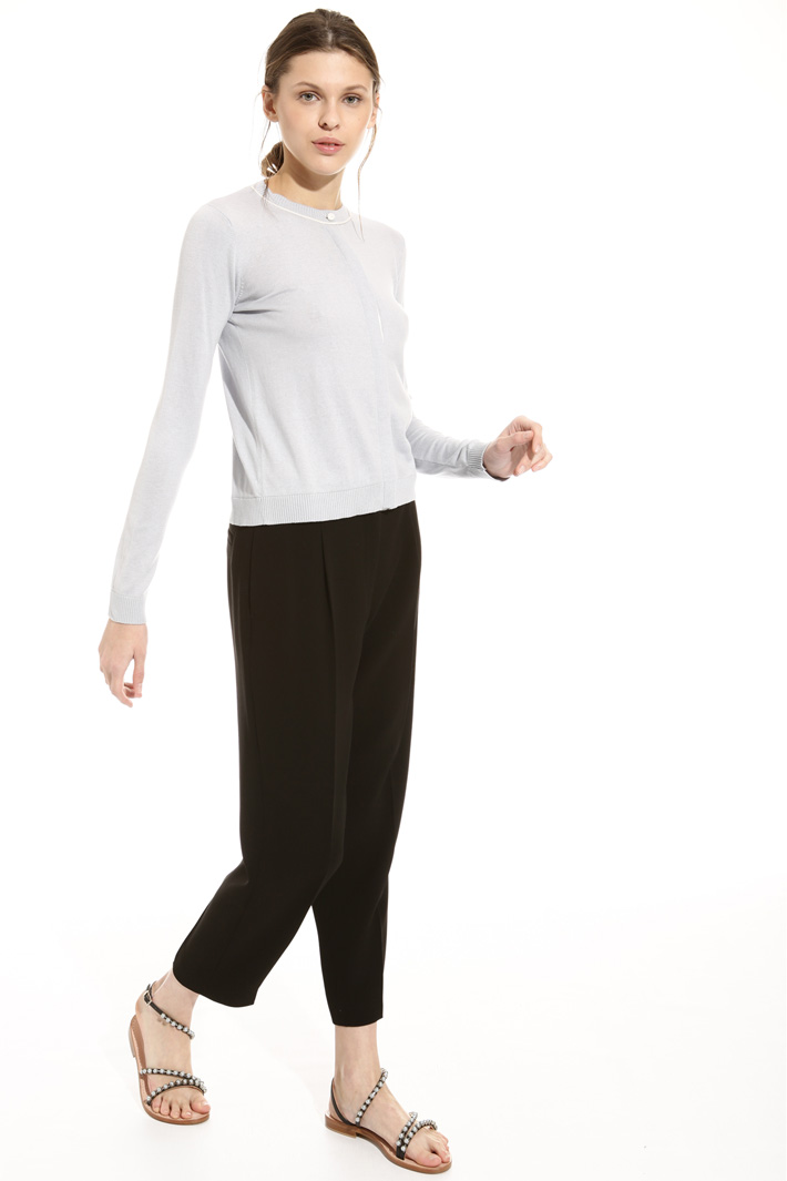 Silk and cotton cardigan Intrend Silk and cotton cardigan Intrend