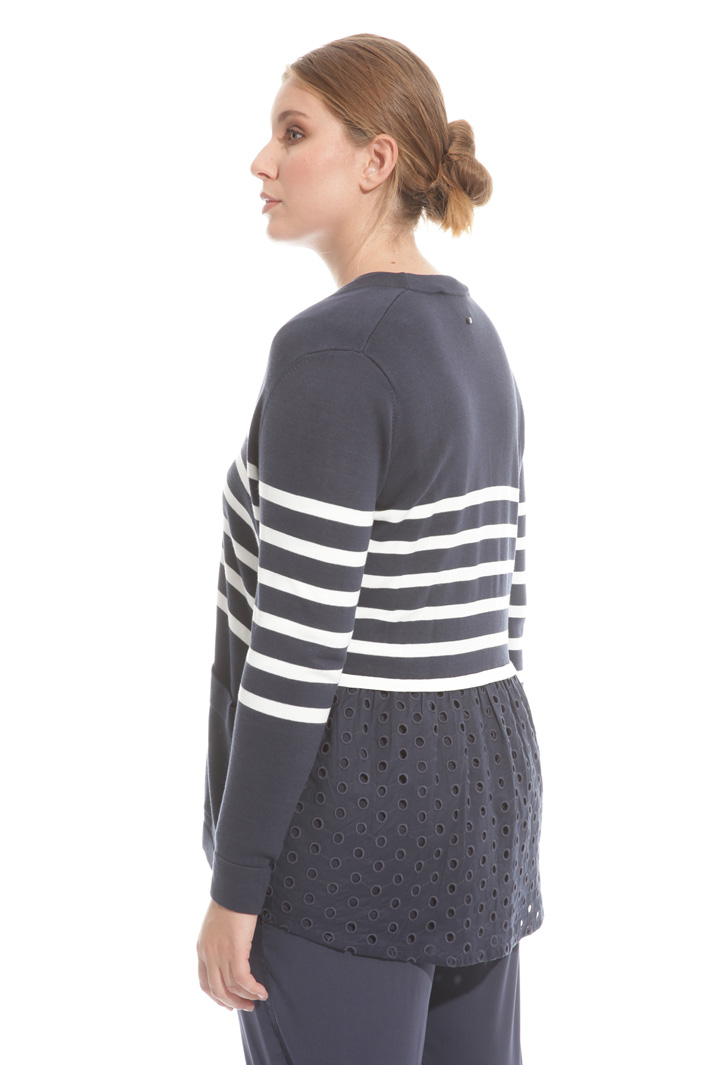 Cardigan in cotone e sangallo Intrend Cardigan in cotone e sangallo Intrend