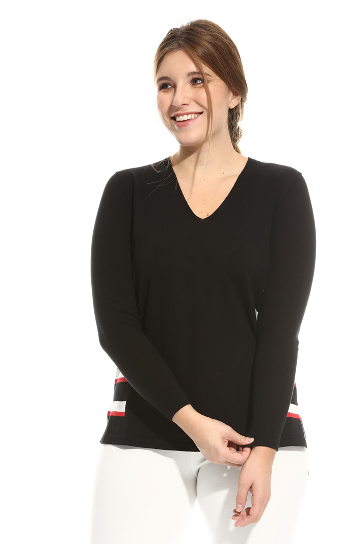 Maglia in cotone crêpe Intrend Maglia in cotone crêpe Intrend