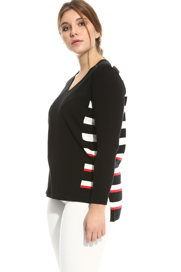 Maglia in cotone crêpe Intrend Maglia in cotone crêpe Intrend