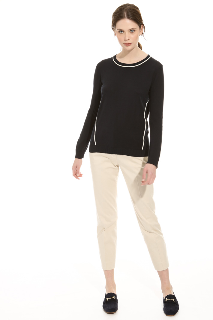 Silk and cotton sweater Intrend Silk and cotton sweater Intrend