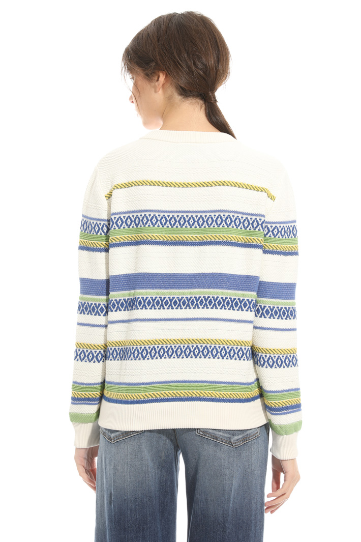 Maglia ad intarsi geometrici Intrend Maglia ad intarsi geometrici Intrend