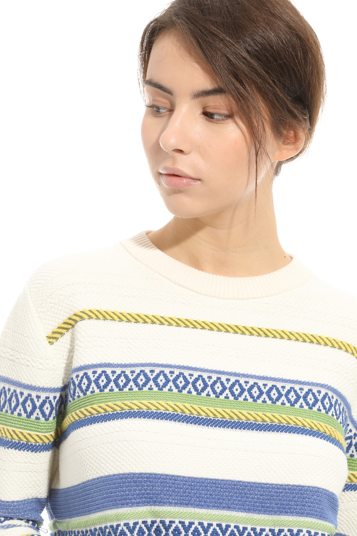Maglia ad intarsi geometrici Intrend Maglia ad intarsi geometrici Intrend