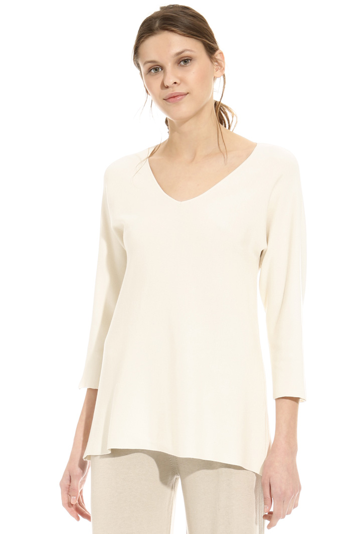 Maglia svasata in jersey Intrend Maglia svasata in jersey Intrend