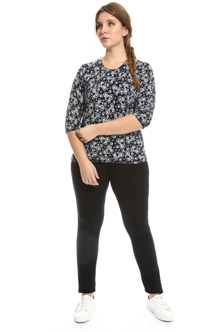 Printed cotton sweater Intrend Printed cotton sweater Intrend