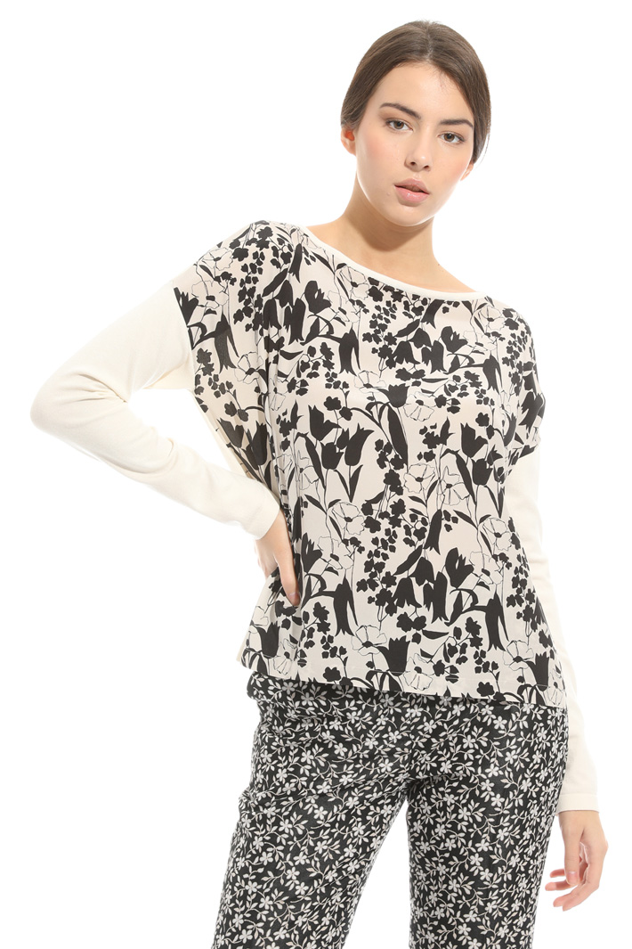 Maglia in mix di materiali Intrend Maglia in mix di materiali Intrend