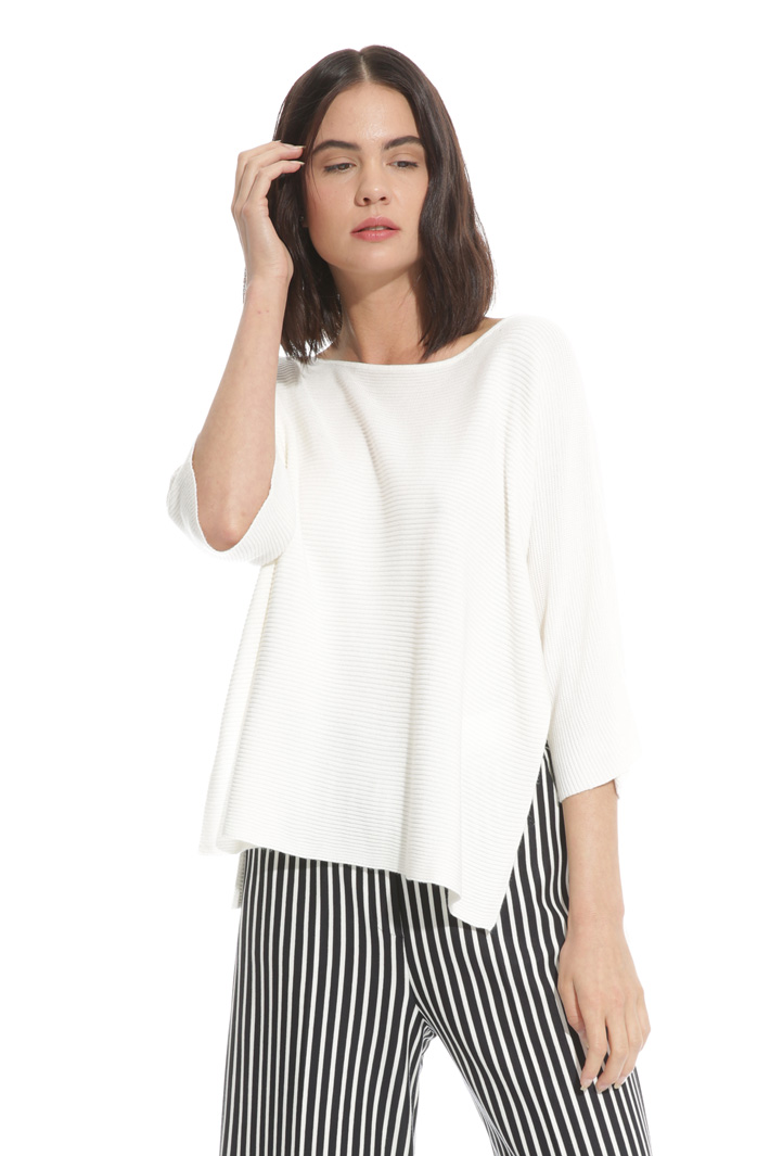 Maglia a coste in viscosa Intrend Maglia a coste in viscosa Intrend