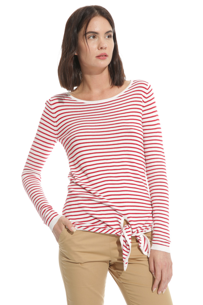 Maglia con nodo a decoro Intrend Maglia con nodo a decoro Intrend