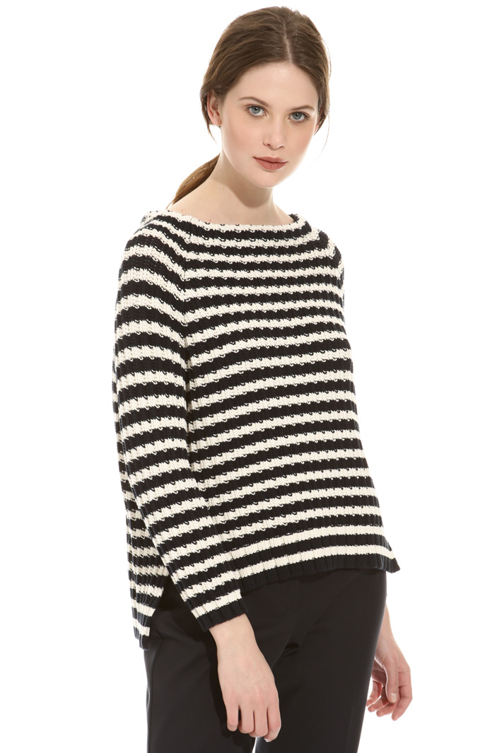 Maglia in cordonetto di cotone Intrend Maglia in cordonetto di cotone Intrend