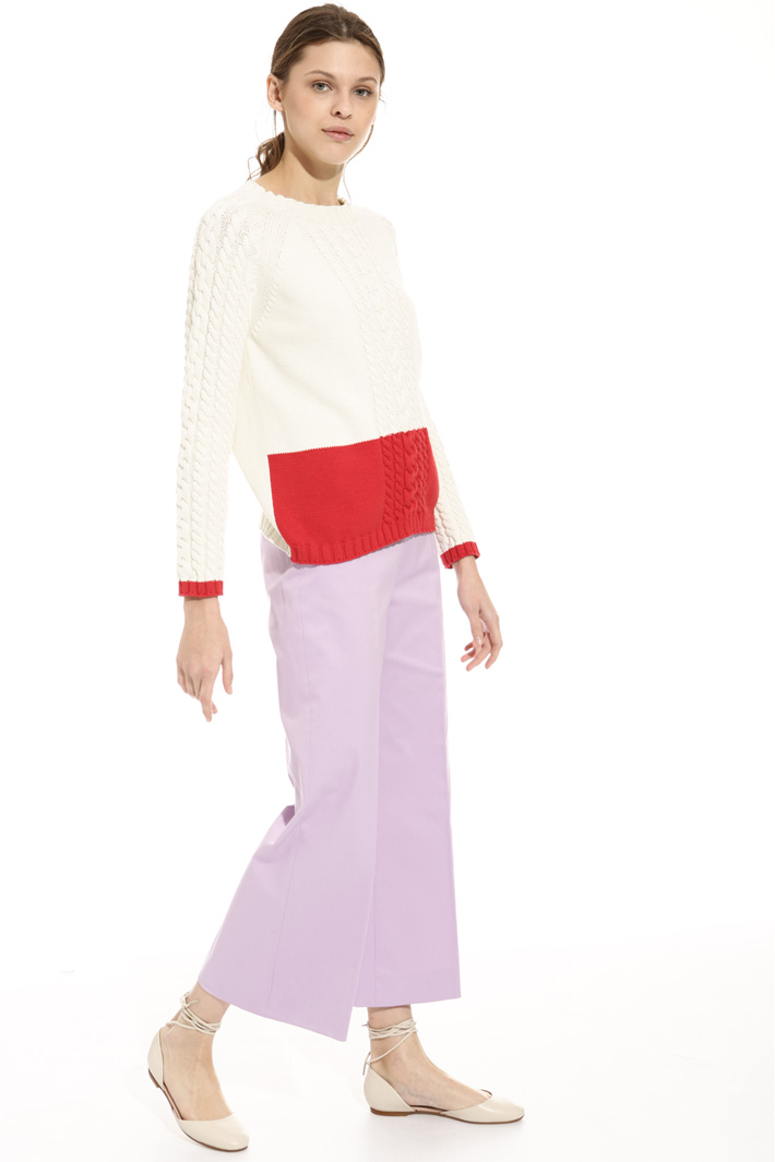 Maglia con trecce in rilievo Intrend Maglia con trecce in rilievo Intrend