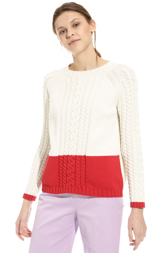 Maglia con trecce in rilievo Intrend Maglia con trecce in rilievo Intrend