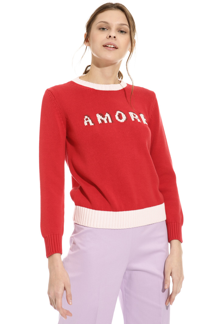 Maglia in cordonetto di cotone Intrend Maglia in cordonetto di cotone Intrend
