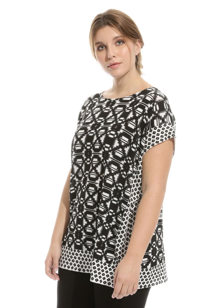 Casacca in puro lino stampato Intrend Casacca in puro lino stampato Intrend
