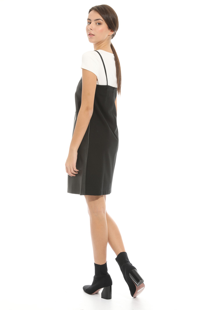 Nappa and jersey mini dress Intrend Nappa and jersey mini dress Intrend