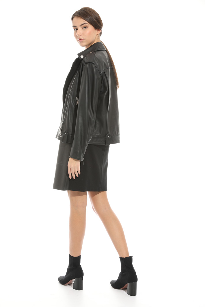 Chiodo in vera pelle Intrend Chiodo in vera pelle Intrend