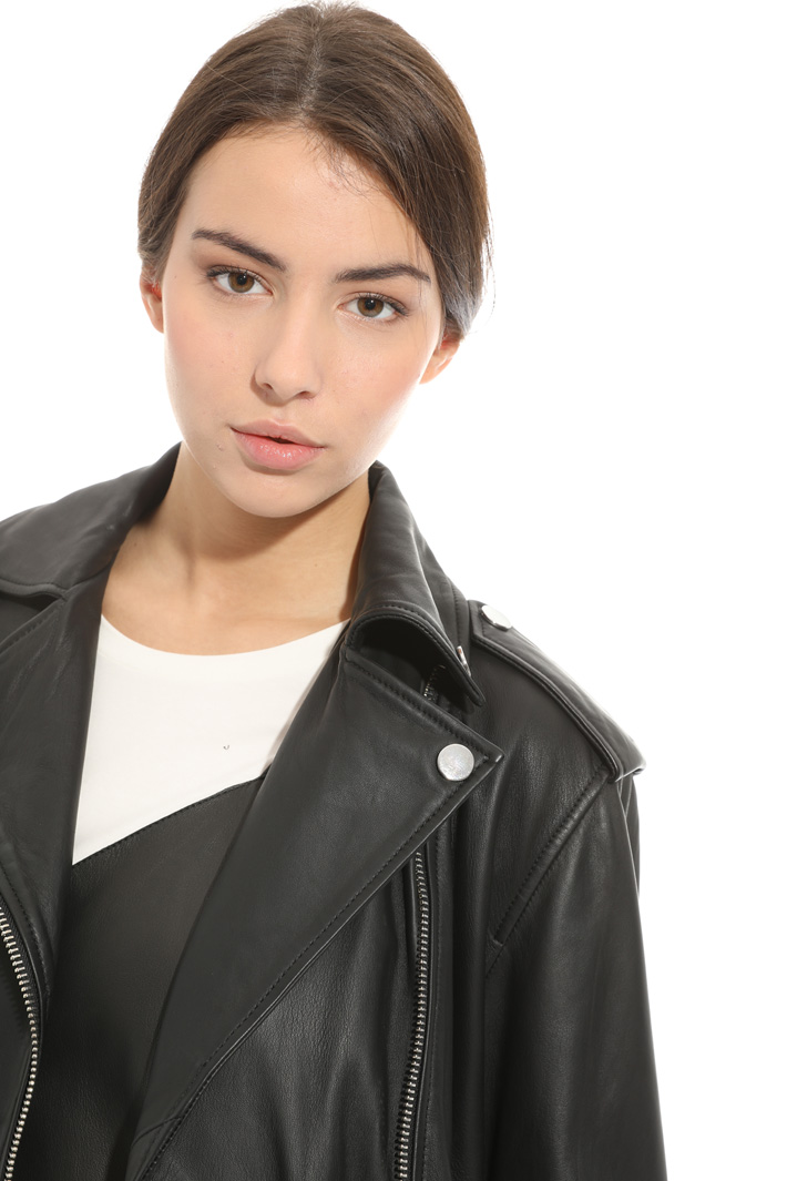 Chiodo in vera pelle Intrend Chiodo in vera pelle Intrend