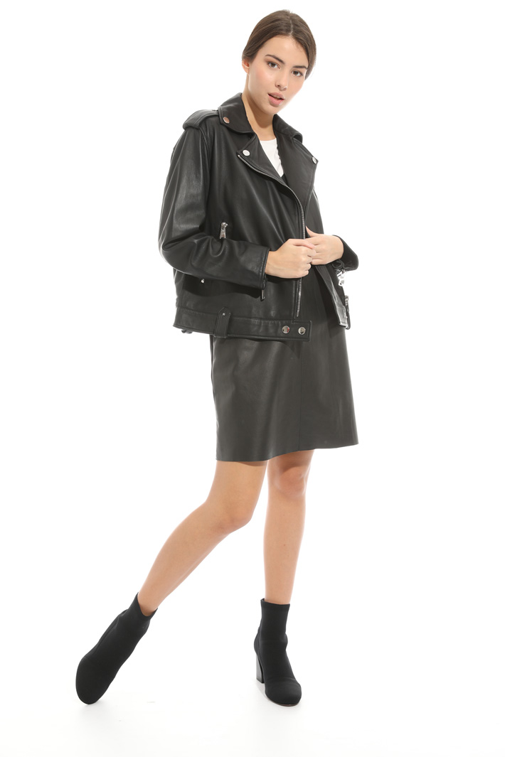 Chiodo in vera pelle Intrend Chiodo in vera pelle Intrend