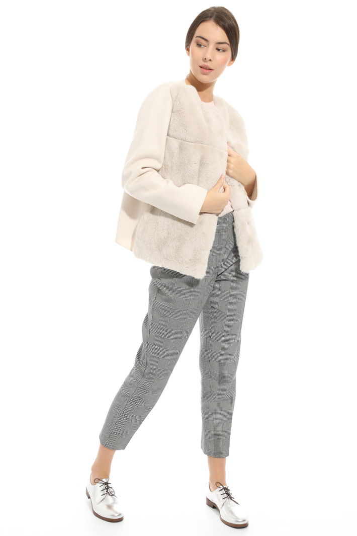 Cappotto in lana e lapin Intrend Cappotto in lana e lapin Intrend