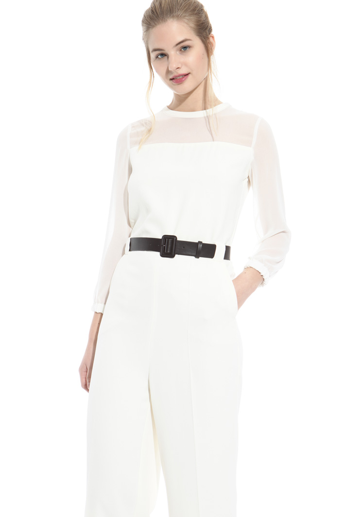 Belt with covered buckle Intrend Belt with covered buckle Intrend