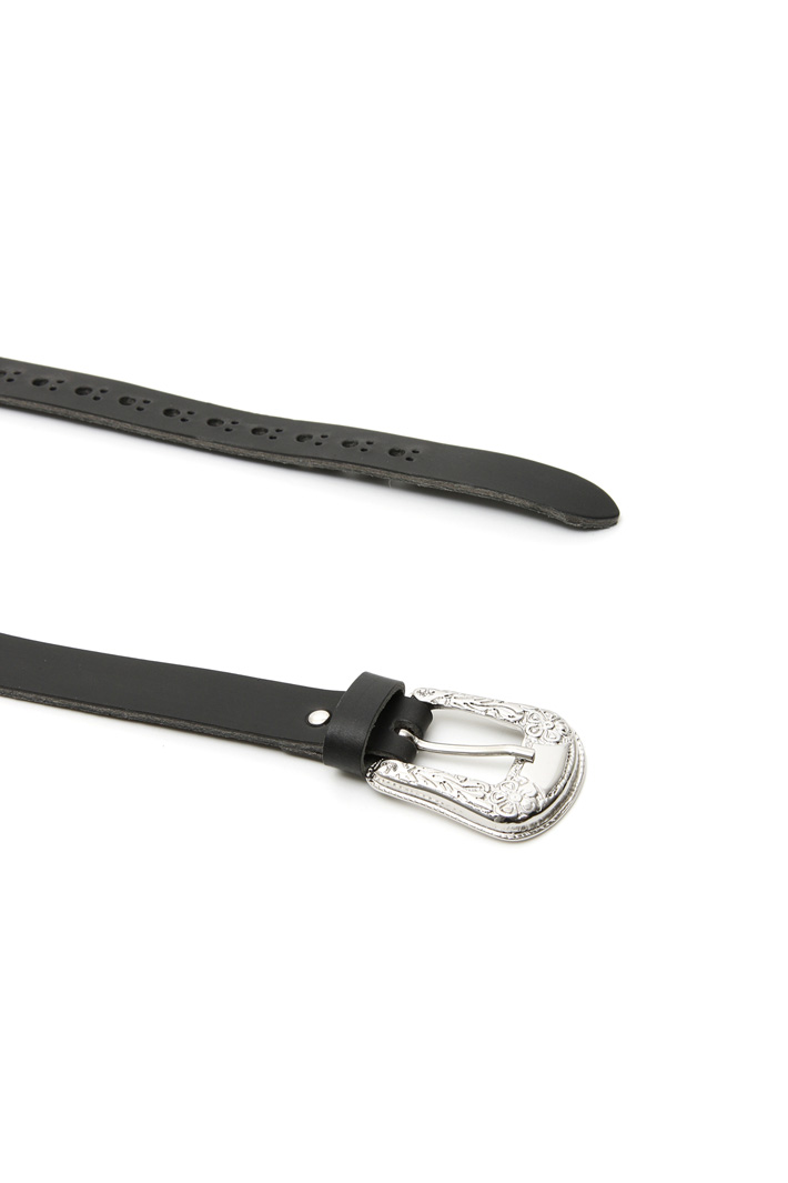 Matt leather belt Intrend Matt leather belt Intrend