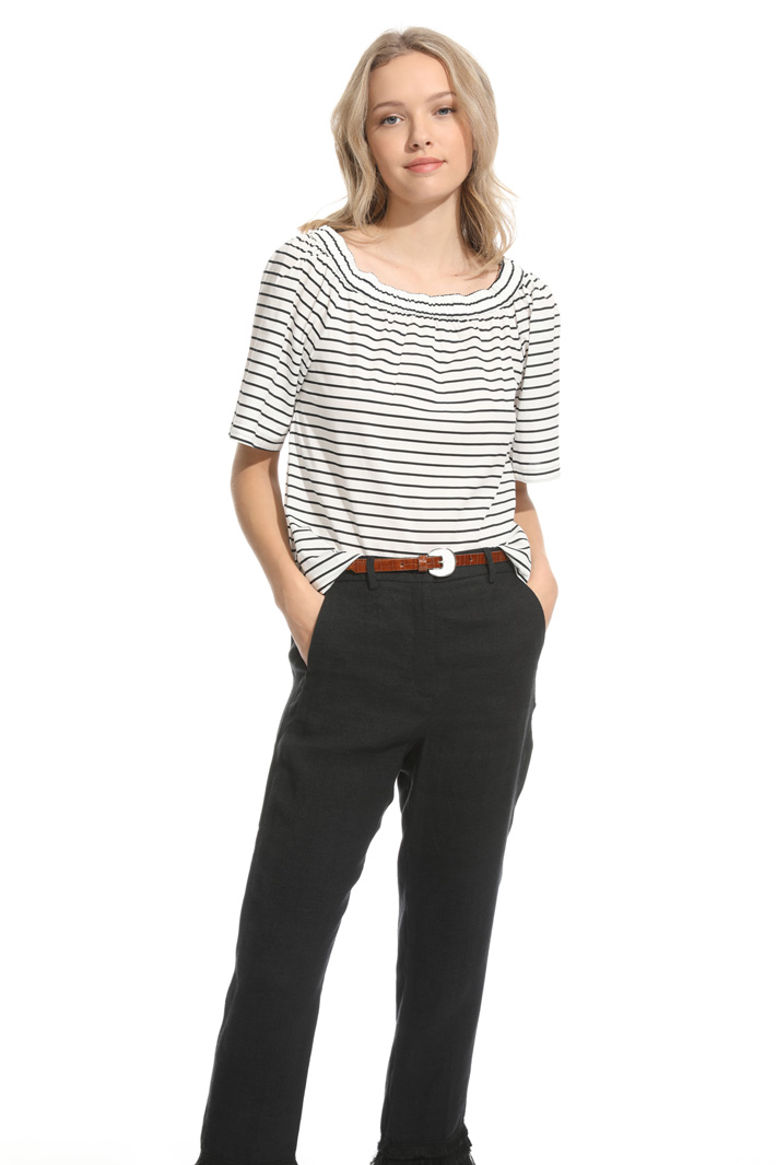 Thin leather belt Intrend Thin leather belt Intrend