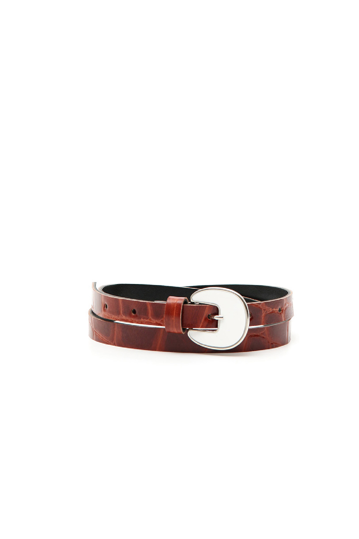 Thin leather belt Intrend Thin leather belt Intrend
