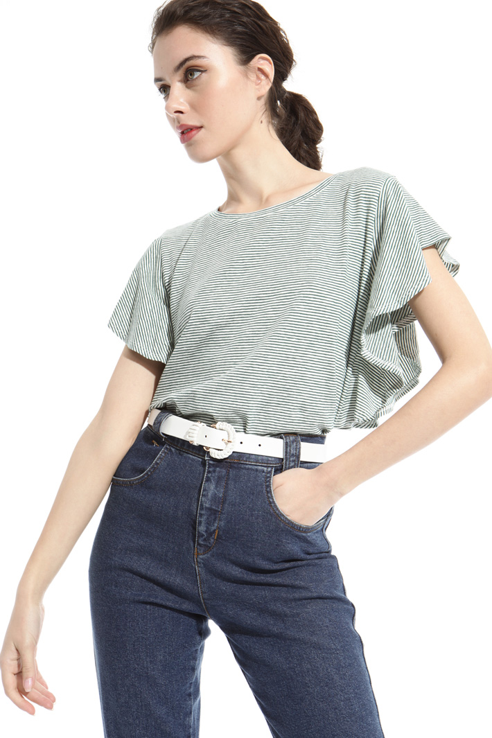 Braided buckle belt Intrend Braided buckle belt Intrend