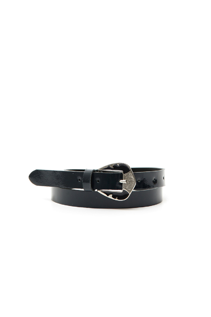 Enameled buckle belt Intrend Enameled buckle belt Intrend